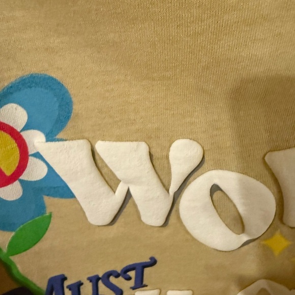 PacSun Tan Cropped Graphic T-Shirt - Picture 4 of 5